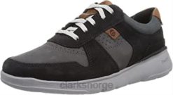 Clarks menn gaskill vibe sneaker clarks svart kombi for menn 8N86P2277 svart kombi