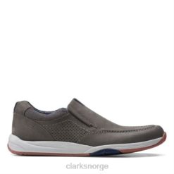 Clarks menn grå nubuck clarks langton step 8N86P4392 grå nubuck