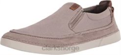 Clarks menn herre gereld step sneaker stein combi clarks 8N86P2358 stein kombi