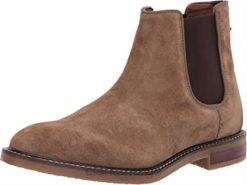 Clarks menn herre jaxen chelsea boot taupe semsket skinn clarks 8N86P2950 taupe semsket skinn