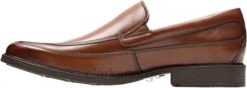 Clarks menn herre tilden gratis loafer clarks brunt mørkt brunt skinn 8N86P1445 brunt mørkt brunt skinn