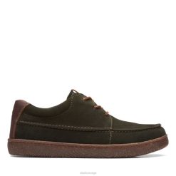 Clarks menn hodson moc oliven semsket skinn clarks oliven semsket skinn 8N86P6847 oliven semsket skinn