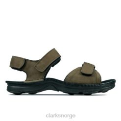 Clarks menn khaki nubuck clarks atl del 8N86P4419 khaki nubuck
