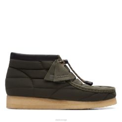 Clarks menn khaki vattert wallabee støvel khaki vattert clarks 8N86P6628 kaki vattert