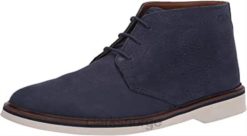 Clarks menn marineblå nubuck clarks malwood mid chukka boot for menn 8N86P1779