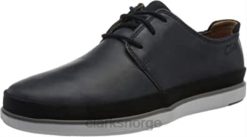 Clarks menn marineblå skinn semsket kombinasjon menn bratton blonder sneaker clarks 8N86P796 marineblå semsket skinnkombinasjon