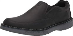 Clarks menn menn vargo step loafer svart skinn clarks 8N86P1718 Svart lær