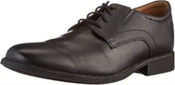 Clarks menn menn whiddon derby svart skinn clarks 8N86P1302 Svart lær