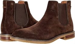 Clarks menn menns jaxen chelsea boot brun semsket skinn clarks 8N86P2598 brunt semsket skinn