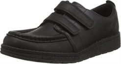 Clarks menn menns karlock step boat sko clarks black 8N86P2735 svart skinn svart skinn