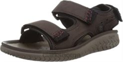 Clarks menn menns wesley bay sandal clarks brun 8N86P861 brun