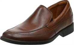 Clarks menn mørk brun herre tilden gratis slip-on loafer clarks 8N86P2348 mørk brunfarge