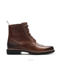 Clarks menn mørkt tan leather batcombe lord mørk tan leather clarks 8N86P5660 mørkt brunt skinn