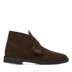 Clarks menn ørkenstøvel brun semsket clarks 8N86P3462 brunt semsket skinn