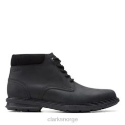 Clarks menn rendell peak svart skinn clarks 8N86P4350 Svart lær