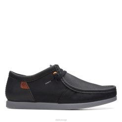 Clarks menn shacre lite moc black black clarks 8N86P6654 svart