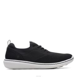 Clarks menn step urban low clarks svart tekstil 8N86P3773 svart tekstil