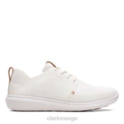 Clarks menn step urban mix clarks white 8N86P4437 hvit