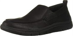 Clarks menn svart syntetisk herre tunsil way loafer clarks 8N86P1628 svart syntetisk