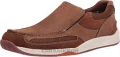 Clarks menn tan nubuck clarks langton easy sneaker for menn 8N86P2467 tan nubuck