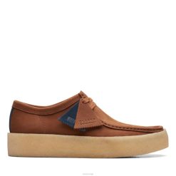 Clarks menn tan nubuck clarks wallabee kopp 8N86P3595 tan nubuck