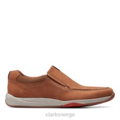 Clarks menn tan nubuck langton step clarks 8N86P4388 tan nubuck
