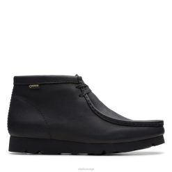 Clarks menn wallabee bt gtx clarks svart skinn 8N86P3597 Svart lær