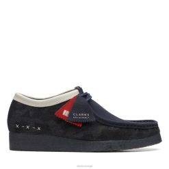 Clarks menn wallabee denim blå syntetisk denim blå syntetiske clarks 8N86P5606 denimblå syntetisk