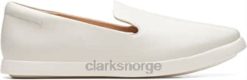 Clarks unisex ace lite lo skinnsko hvite clarks 8N86P134