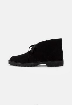 Clarks unisex black clarks desert rock ankelstøvletter med snøring 8N86P7168 svart