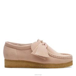 Clarks unisex blush syntetisk clarks wallabee 8N86P6067 rødme syntetisk