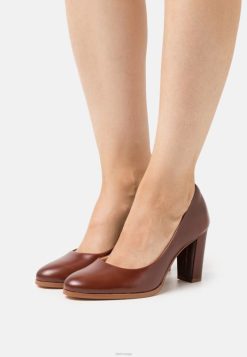 Clarks unisex British tan clarks kaylcara klassiske hæler 8N86P6955 britisk brunfarge