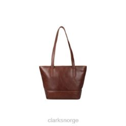 Clarks unisex brunt skinn clarks rozala maya 8N86P4331 brunt skinn