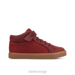 Clarks unisex city hop inf f fit clarks berry 8N86P4581 bær