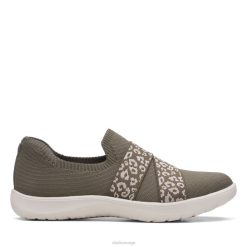 Clarks unisex clarks adella stride mørk oliven mørk oliven 8N86P6226 mørk oliven