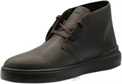 Clarks unisex clarks court lite desert boot skinnstøvler mørkebrune 8N86P17