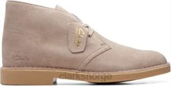Clarks unisex clarks desert boot evo semsket støvler sand 8N86P2112
