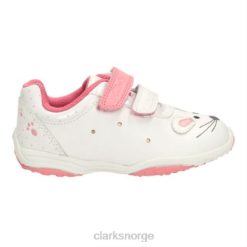 Clarks unisex clarks fniser opp fst g passe hvit 8N86P4754 hvit