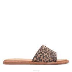 Clarks unisex clarks leopard print karsea mule leopard print 8N86P5249 Leopard mønster