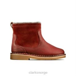 Clarks unisex clarks mørkerød komet frost fst f fit 8N86P4577 mørkerød