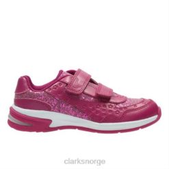 Clarks unisex clarks piper play jnr- f passe rosa 8N86P4714 rosa