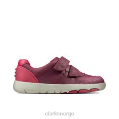 Clarks unisex clarks rex quest inf f fit berry combi 8N86P4722 bær kombi