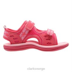 Clarks unisex clarks star games pre f fit rosa tekstil 8N86P4626 rosa tekstil