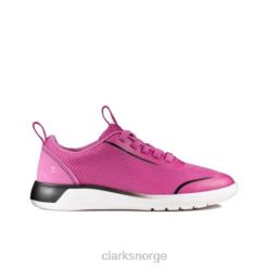 Clarks unisex clarks suburb spark jnr g passe rosa 8N86P4698 rosa