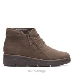 Clarks unisex clarks taupe semsket shaylup 8N86P4105 taupe semsket skinn