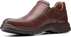 Clarks unisex clarks un brawley step mahoga ny skinn 8N86P290 mahogni skinn