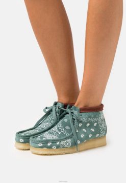 Clarks unisex clarks wallabee casual blonder grønn 8N86P6938 grønn
