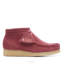Clarks unisex clarks wallabee støvel rosa rosa semsket skinn rosa rosa semsket skinn 8N86P5354 rosa rosa semsket skinn