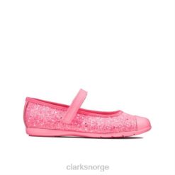 Clarks unisex dans tap inf f fit clarks rosa syntetisk 8N86P4725 rosa syntetisk