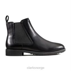 Clarks unisex griff plaza clarks svart skinn 8N86P4199 Svart lær
